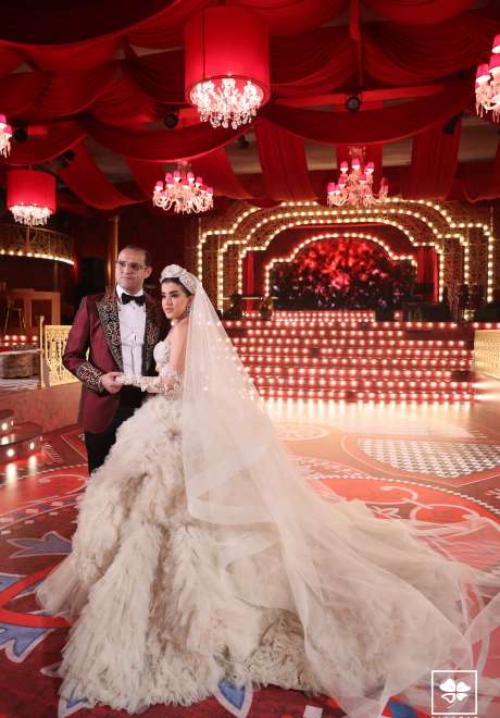 حفل زفاف من وحي مولان روج في عمّان 