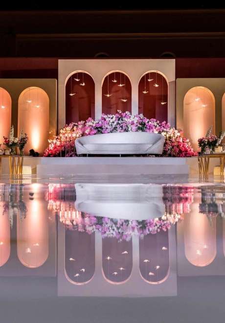 A Pink Garden Wedding in Doha