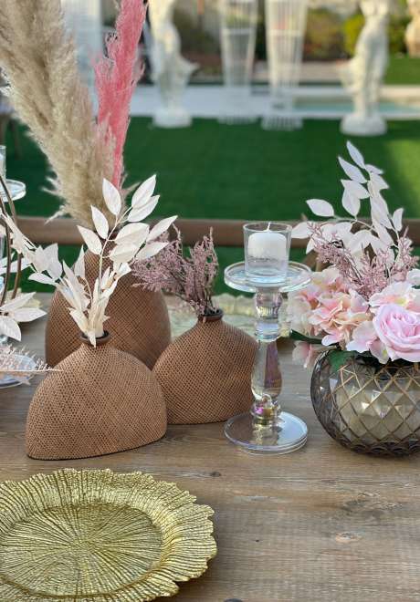 An Enchanting Pink Garden Wedding in UAE
