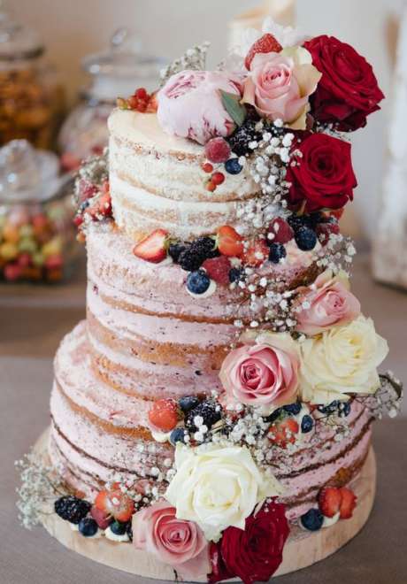 Beautiful Semi Naked Wedding Cakes