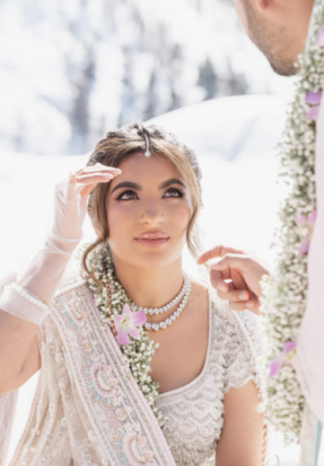 حفل زفاف هندي فاخر في سويسرا