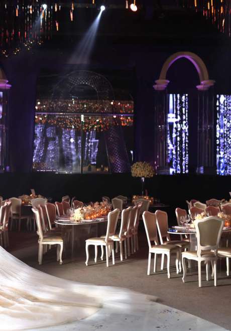 حفل زفاف ملكي خيالي في لبنان