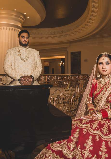 حفل زفاف هندي للعروسين هنال وتشاندان في دبي