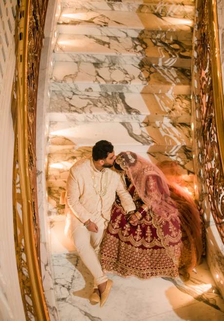 حفل زفاف هندي للعروسين هنال وتشاندان في دبي