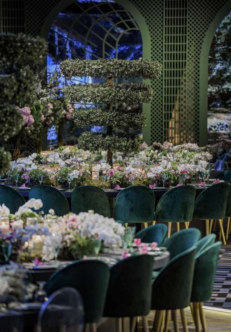 حفل زفاف بثيم الحديقة في عمان