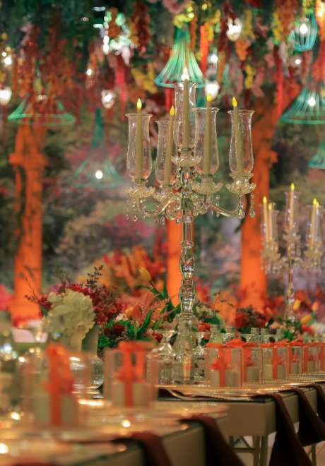 حفل زفاف بألوان الخريف في البحرين