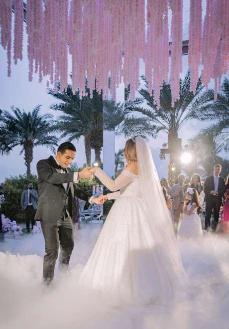 حفل زفاف محمد وغابرييل الرائع في دبي