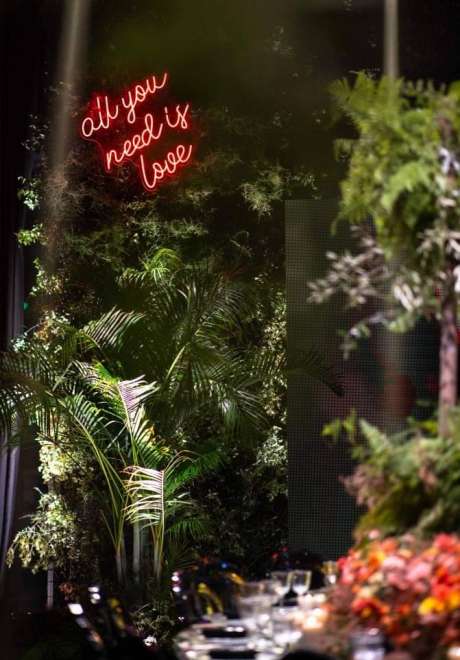 A Tropical Wedding Theme in Lebanon