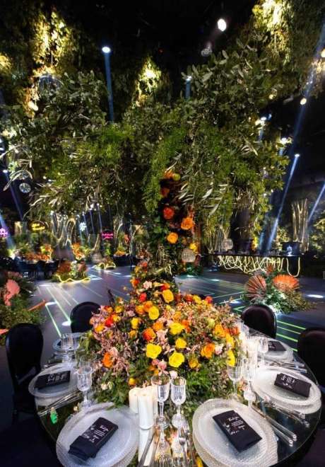 A Tropical Wedding Theme in Lebanon
