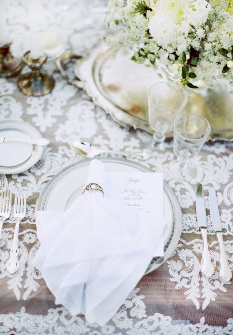 حلقات مناديل جميلة تناسب كل حفلات الزفاف 