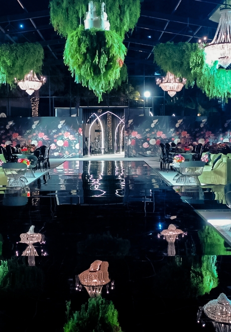 An Artistic Glasshouse Wedding in Doha