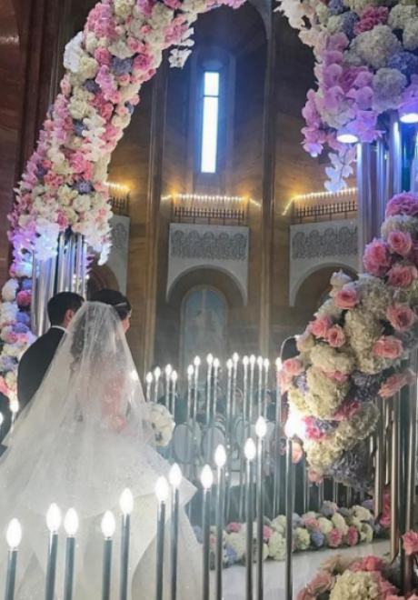بالصور: حفل زفاف ابن أغنى رجل في أرمينيا يشغل مواقع التواصل الإجتماعي