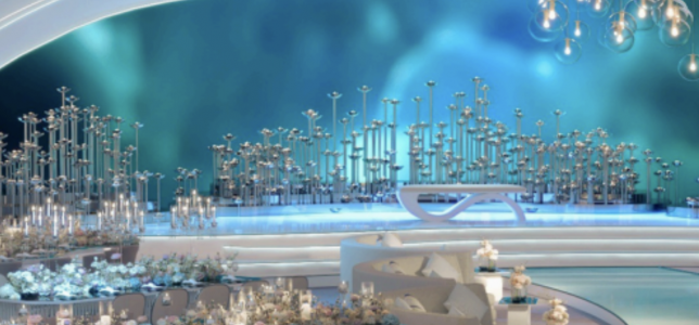 حزمة ديكور خطوبة فخم ومميز في دبي