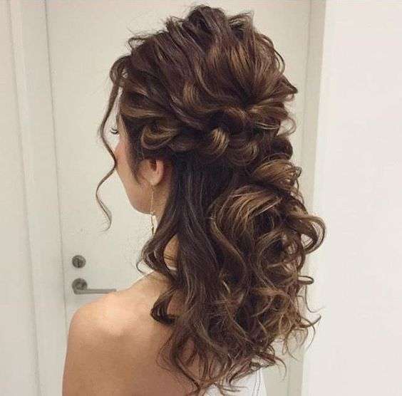 Curly Bridal Hairstyles | Arabia Weddings