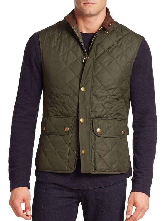 barbour quilted vests