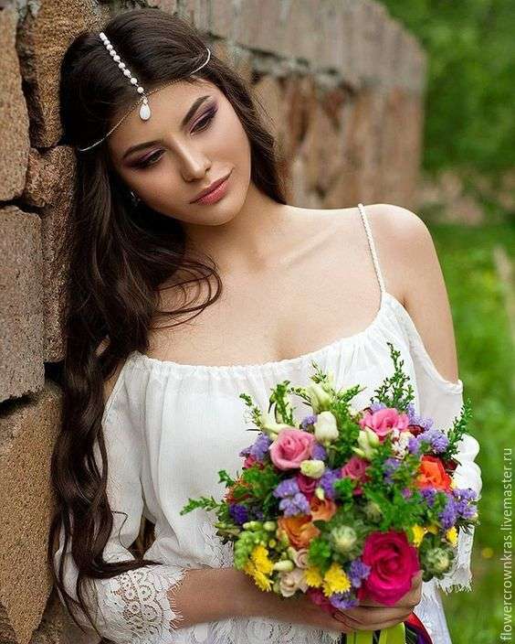 western bridal hair style