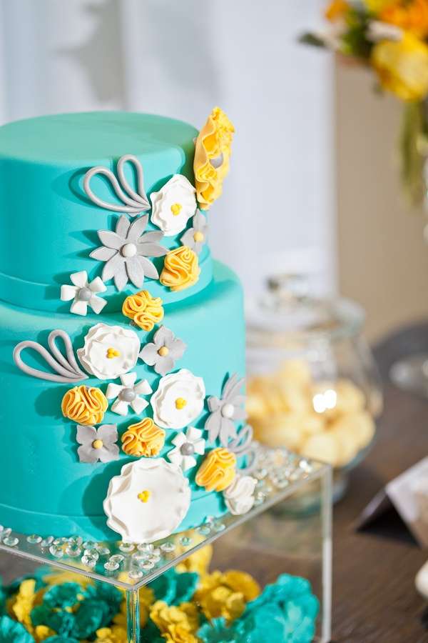 Aqua and Yellow Wedding Theme Ideas Arabia Weddings