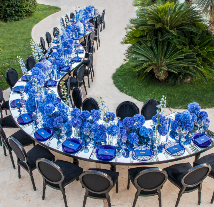 A Royal Blue Alfresco Engagement in Amman