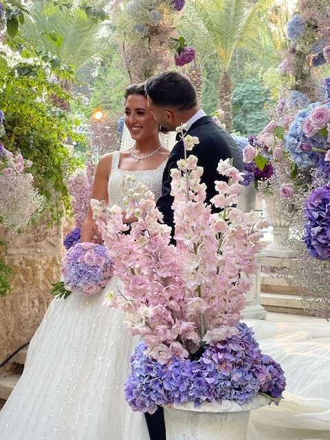 A Floral Pastel Wedding in Amman