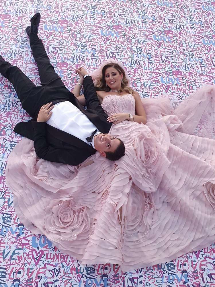A Seaside Pink Wedding at The Dead Sea