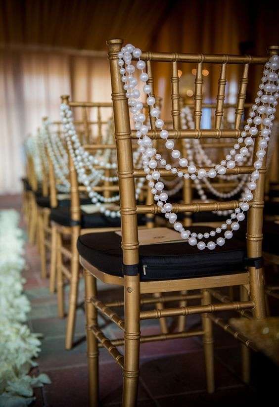 diamond and pearls wedding theme