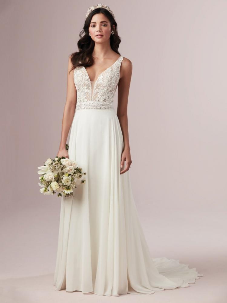 A-line Rebecca Ingram Wedding Dress 
