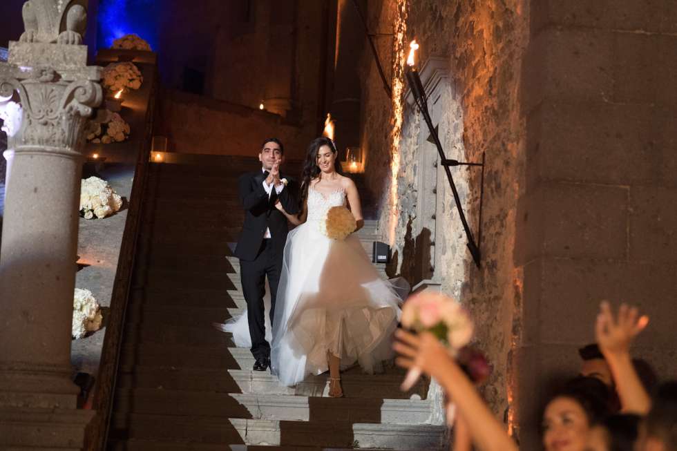 حفل زفاف سارة وشاهين في إيطاليا