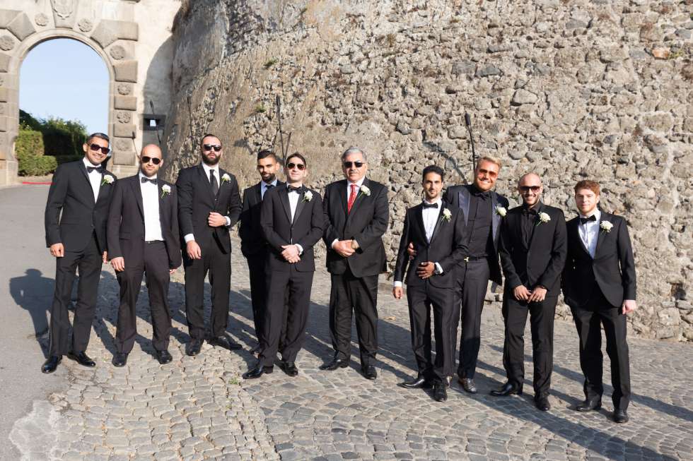 حفل زفاف سارة وشاهين في إيطاليا