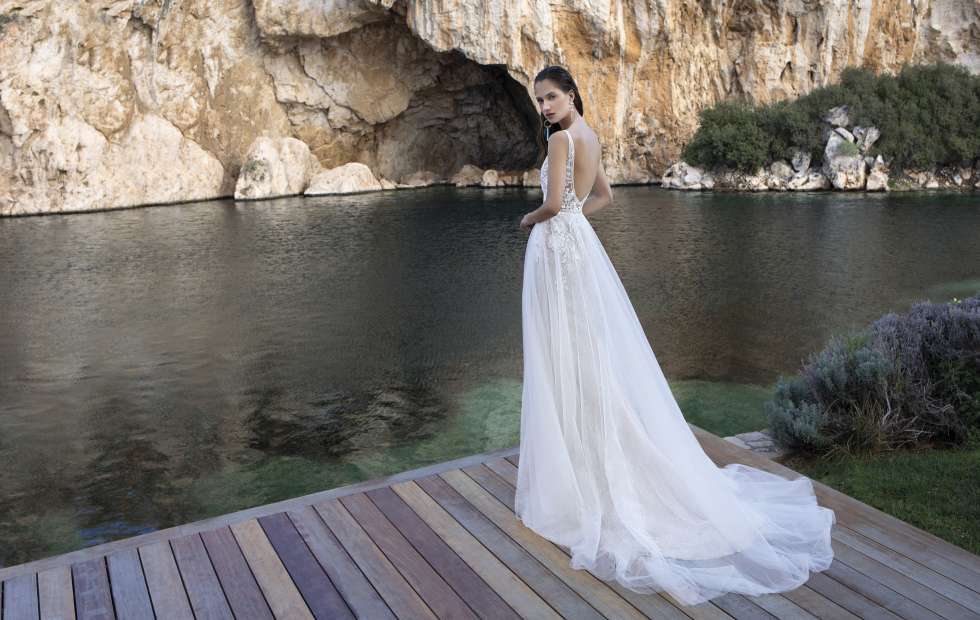 The Forget Me Not Bridal Collection by Demetrios for 2020