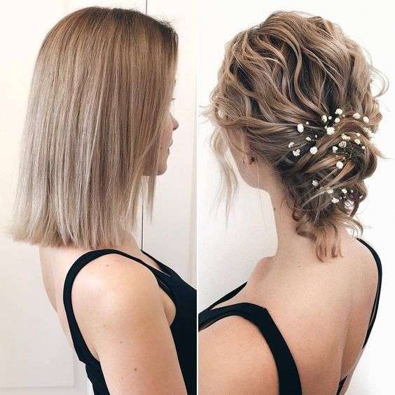 Beautiful Bridal Hairstyles For Short Hair