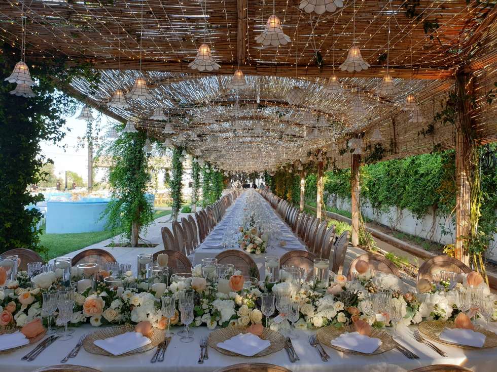 A Magical Shabby Chic Outdoor Wedding in Jordan