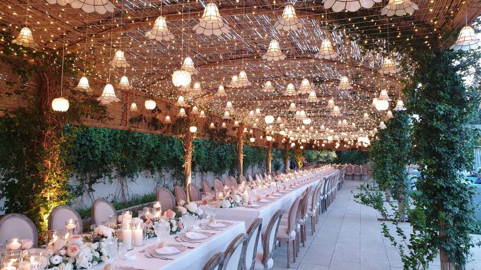 A Magical Shabby Chic Outdoor Wedding in Jordan