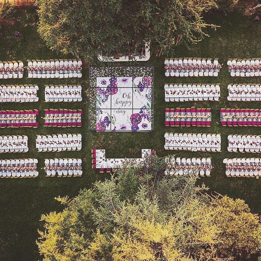 An Outdoor Mountain Wedding by Maya Toubia in Lebanon