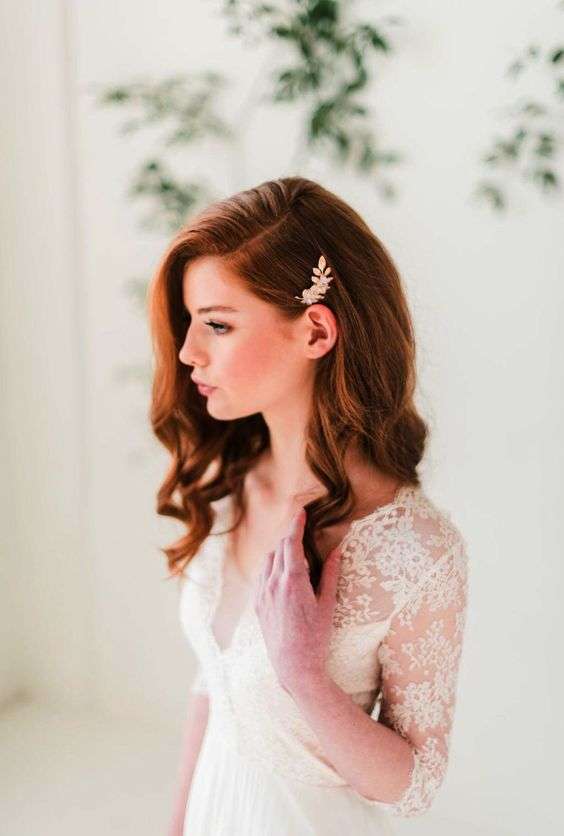 Beautiful Ways to Wear Your Hair Down on Your Wedding Day