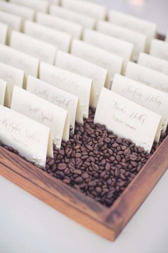 لعشاق القهوة: حفل زفاف بطابع القهوة