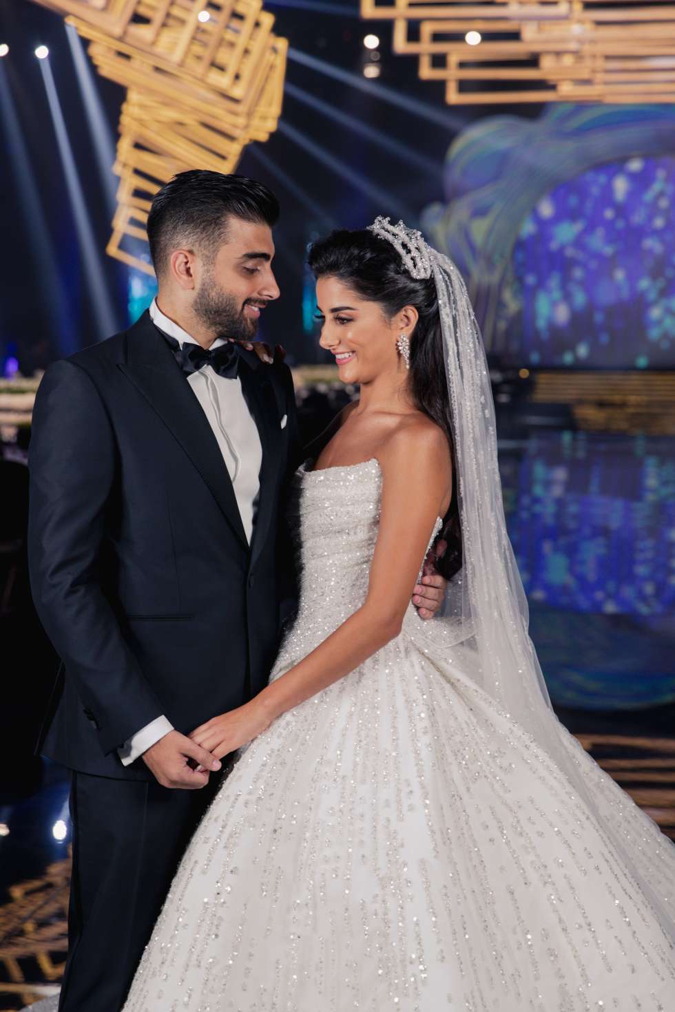 حفل زفاف من وحي الحب والضوء من تنظيم آي كاندي في لبنان