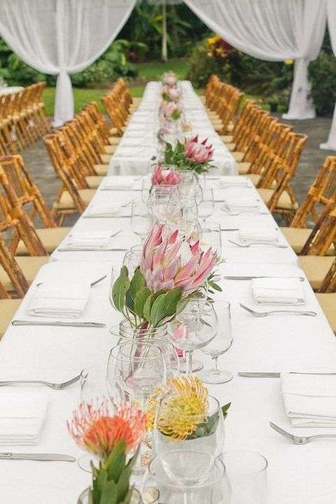 A Dramatic Wedding Flower: The Protea