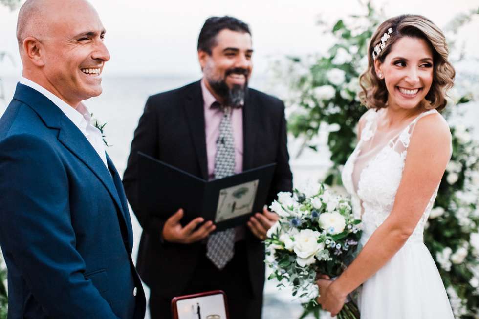 حفل زفاف سينثيا وفيليب على شواطئ قبرص