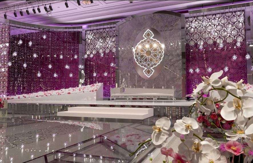 Stunning Wedding Koshas by Arab Wedding Planners