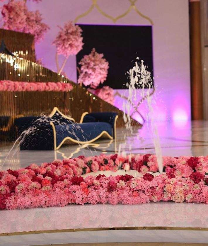 Stunning Wedding Koshas by Arab Wedding Planners