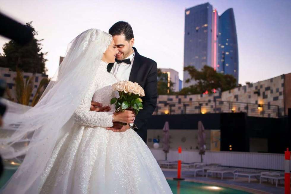 حفل زفاف ريهام وأنس في عمان