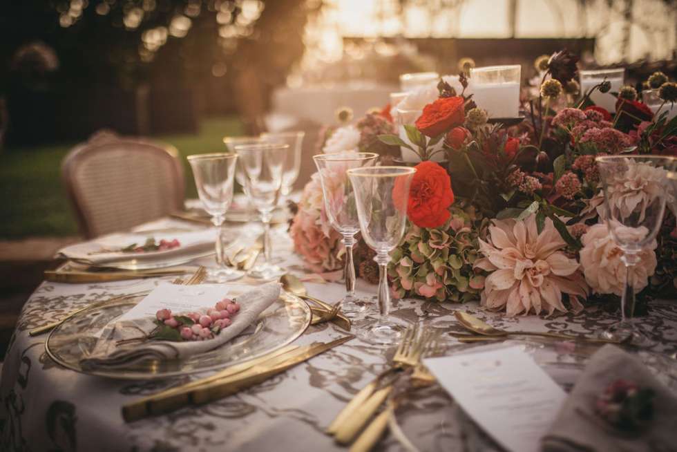 Under The Blush Sky Wedding by Lace Events