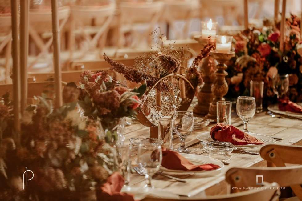 A Dreamy Autumn Theme Wedding  in Lebanon