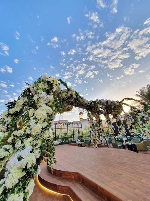 A Garden Bliss Wedding in Qatar