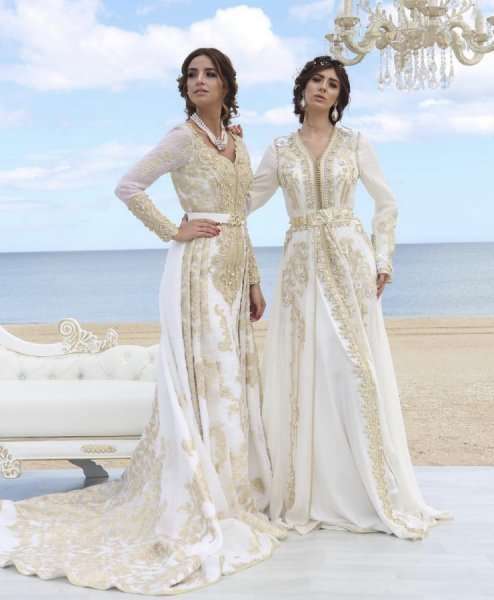 White Bridal Abaya 10