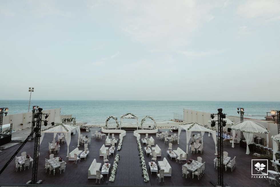 A Charming Seascape Wedding in Qatar