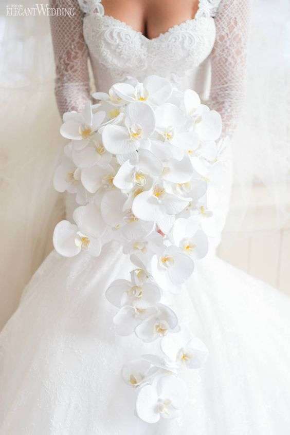 Lovely Wedding Bouquets With Orchids