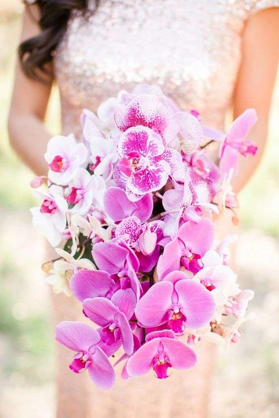 Lovely Wedding Bouquets With Orchids