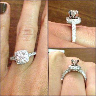 Beautiful Engagement Rings Shared on Instagram
