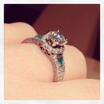 Beautiful Engagement Rings Shared on Instagram